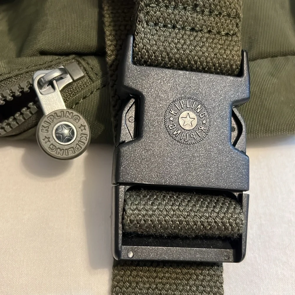 Kipling - Bente Backpack Sling - Jaded Green Tonal - Picture 8 of 9